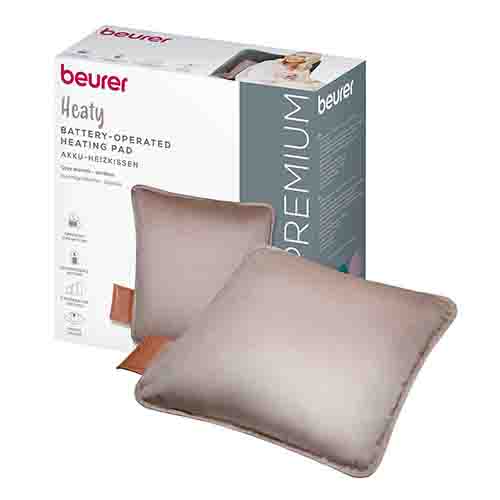 BEURER HK77 Heaty Akku-Heizkissen smokey-taupe