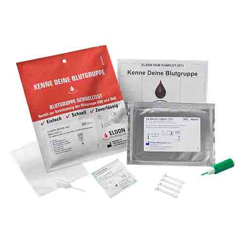 BLUTGRUPPE Schnelltest-AB0+RhD